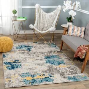 World Rug gallery Sky collection 233, 3'3"×5' Loomed Cream Rectangular Area rug